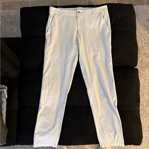 Lululemon Athletica Silver Chinos Relaxed Fit